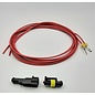 TE Connectivity AMP Superseal 1.5 Pigtail set 1-Polige Tab & Plug (Male & Female)  connector + 2x 2m. FLRY-B kabel  1,5mm2