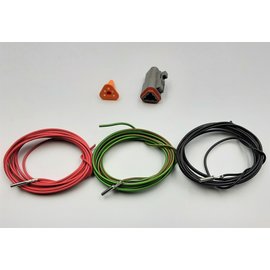 Cable-Engineer Deutsch DT set: 3-Pos. Plug + 3x 2m. 0,75mm2 kabel