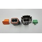 Cable-Engineer Deutsch DT Pigtail-set: 8-Pos. Receptacle & Plug + 16x 2meter 0,75mm2 FLRY-B kabel