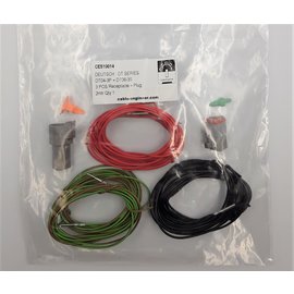 Cable-Engineer Deutsch DT set: 3-Pos. Rec. & Plug + 6x 2m. 0,75mm2 kabel
