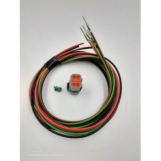 Cable-Engineer Deutsch DT Pigtail-set: 4-Pos. Receptacle (vrouw) met 4x 2meter 1,5mm2 FLRY-B kabel