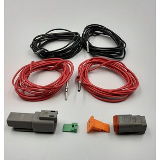 Cable-Engineer TE Deutsch DT Pigtail-set: 2-Pos. Recept. & Plug  (DT04-2P/DT06-2S) + 4x 2meter 0,75mm2 FLRY-B kabel