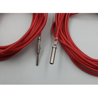 Cable-Engineer TE Deutsch DT Pigtail-set: 2-Pos. Recept. & Plug  (DT04-2P/DT06-2S) + 4x 2meter 0,75mm2 FLRY-B kabel