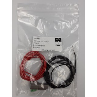 Cable-Engineer Deutsch DT Pigtail-set: 2-Pos. Receptacle (vrouw) met 2x 2meter 1,5mm2 FLRY-B kabel