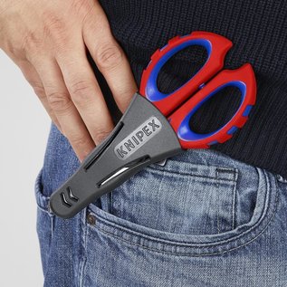 Knipex Knipex Schaar voor Elektriciens met krimp-systeem voor adereindhulzen t/m 6,0mm2