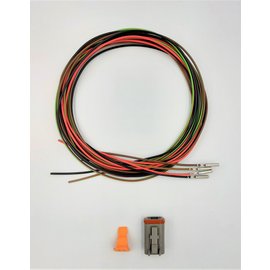 Cable-Engineer Deutsch DT set: 4-Pos. Plug + 4x 2m. 0,75mm2 kabel
