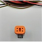 Cable-Engineer TE Deutsch DT Pigtail-set: 4-Pos. Plug DT06-4S (man) connector met 4x 2meter 0,75mm2 FLRY-B kabel