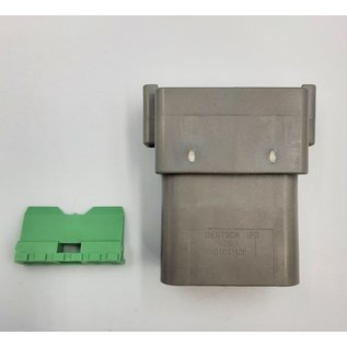 Cable-Engineer TE Deutsch DT Pigtail-set: 12-Pos. Receptacle DT04-12PA (vrouw) connector met 12x 2meter 0,75mm2 FLRY-B kabel