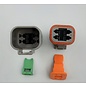Cable-Engineer Deutsch DT Pigtail-set: 4-Pos. Rec. DT04-4P & Plug DT06-4S + 8x 2meter 0,75mm2 FLRY-B kabel