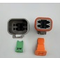 Cable-Engineer TE Deutsch DT Pigtail-set: 4-Pos. Receptacle & Plug + 8x 2meter 1,5mm2 FLRY-B kabel