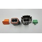 Cable-Engineer Deutsch DT Pigtail-set: 8-Pos. Receptacle & Plug + 16x 2meter 1,5mm2 FLRY-B kabel