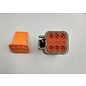 TE Connectivity TE Deutsch DT Pigtail-set: 6-Pos. Plug DT06-6S (man) + 6x 2meter 0,75mm2  FLRY-B kabel
