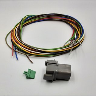 Cable-Engineer Deutsch DT Pigtail-set: 8-Pos. Receptacle (vrouw)  met 8x 2meter 0,75mm2 FLRY-B kabel