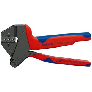 Knipex Knipex Krimp Systeemtang 97 43 05 incl. krimpprofiel voor "Open Barrel" aansluitstekkers