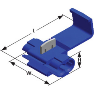 Cable-Engineer Scotch Lock Quick Splice kabel connector Geel voor draden van 4,0 - 6,0 mm2