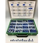 Cable-Engineer Kit "BIG BLUE" met 1600 professionele kabelschoenen in 16 verschillende uitvoeringen