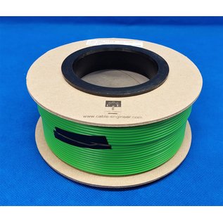 Cable-Engineer FLRY-B kabel 1,5mm2 - flexibele voertuigkabel  op rol met 50 meter - Kleur GROEN