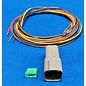 TE Connectivity TE Deutsch DT Pigtail-set: 6-Pos. Receptacle DT04-6P(vrouw) + 6x 2meter 0,75mm2  FLRY-B kabel