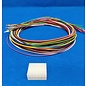 Molex Complete set met Molex MiniFit Jr. Plug connector 12Pos. (2-Rij) + 12x 2m. 0,50mm2 kabel  met contacten (pre-crimped)