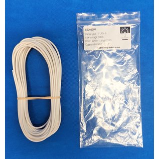 Cable-Engineer FLRY-B kabel 2,5mm2 - flexibele voertuigkabel - 10 meter Kleur Wit