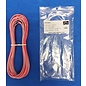 Cable-Engineer FLRY-B kabel 1,0mm2 - flexibele voertuigkabel - 10 meter Kleur Rood/Wit