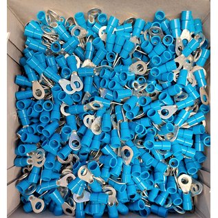 Cable-Engineer 1000 Ringkabelschoenen M5  Blauw voor draden van 1,5 t/m 2,5mm2