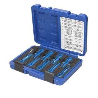 Cable-Engineer Set met 12 verschillende release tools voor de meest gangbare terminals