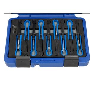 Cable-Engineer Set met 12 verschillende release tools voor de meest gangbare terminals