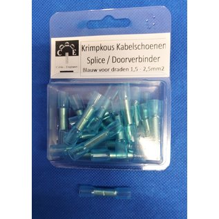 Cable-Engineer 25 stuks waterdichte krimpkous splices of doorverbinders voor draden van 1,5 - 2,5mm2