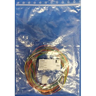 Molex Complete set met Molex MiniFit Jr. Receptacle connector 12-Pos. (2-Rij) + 12x 2m. 0,50mm2 kabel  met contacten (pre-crimped)