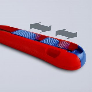 KNIPEX Knipex CutiX universeel uitschuif-mes met extra stabilisator-rail en reserve messen