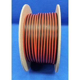 Cable-Engineer Speaker kabel 2x 1,0 mm2 - Rood/Zwart - 50 meter