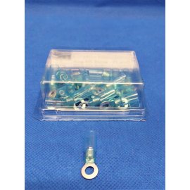 Cable-Engineer Krimpkous Ring M8 - Blauw - 25st. -  Waterdicht