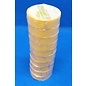 10 Rollen gele isolatie of PVC tape van 15mm breed en 10meter lang
