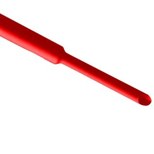 DSG-Canusa Krimpkous van 3,2 mm breed met krimpratio 2:1  - kleur rood - per meter