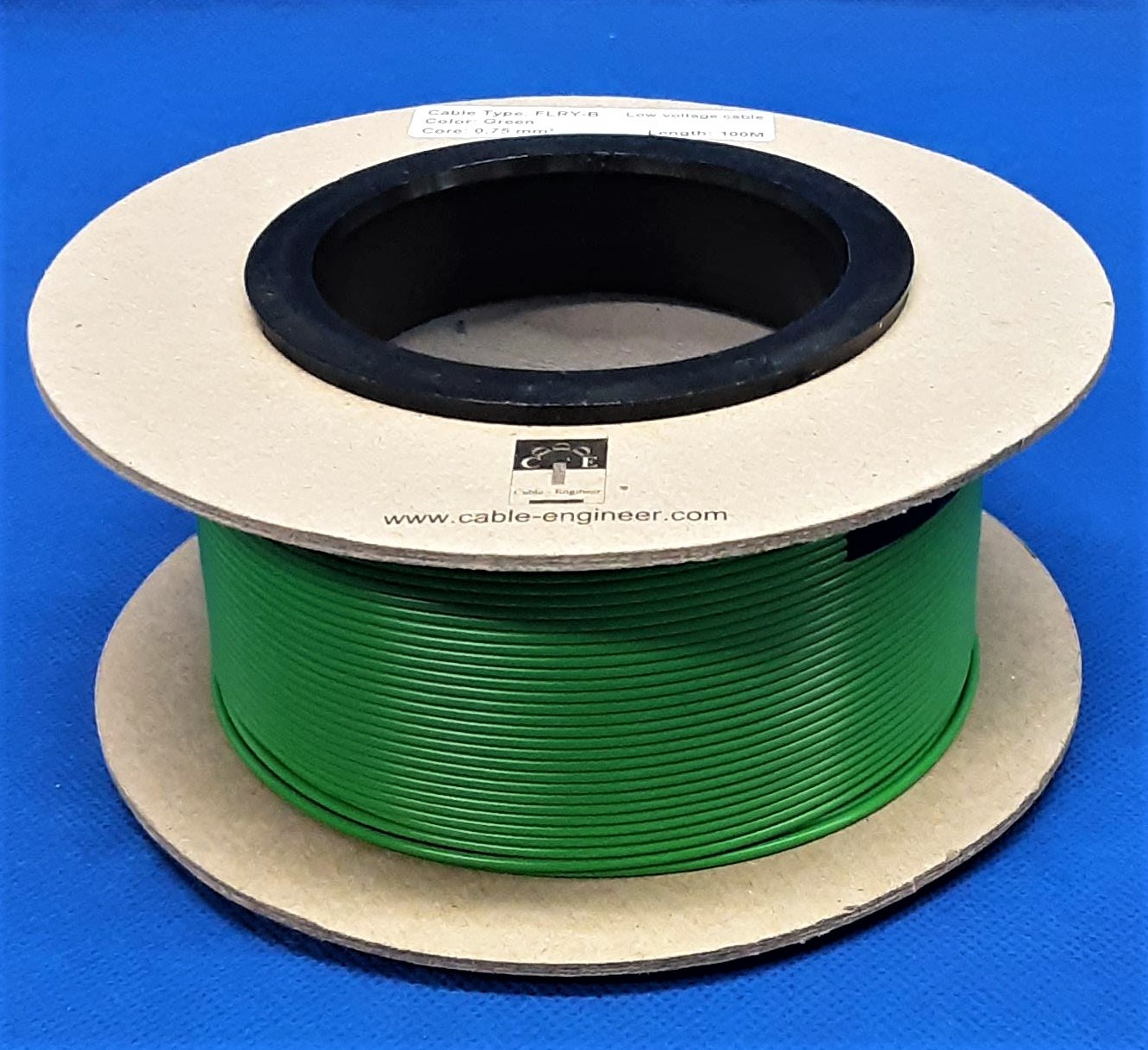 FLRY-B kabel 1,5mm - voertuigkabel - 50 meter - kleur Groen 