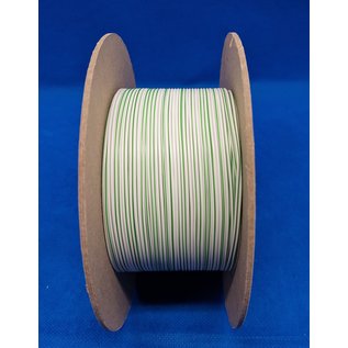 Cable-Engineer FLRY-B kabel 0,50mm2 - flexibele voertuigkabel op rol met 50 meter in de kleur Groen  / Wit