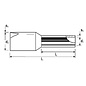 Knipex Knipex geïsoleerde adereindhulzen voor draad 10,0mm2 per 100stuks verpakt - 97 99 337
