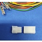 Molex Complete set met Molex MiniFit Jr. Plug & Receptacle 6-Pos. (2-Rij) + 12x 2m. 0,50mm2 kabel en contacten