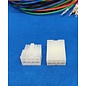 Molex Complete set met Molex MiniFit Jr. Plug & Receptacle 8-Pos. (2-Rij) + 16x 2m. 0,50mm2 kabel en contacten