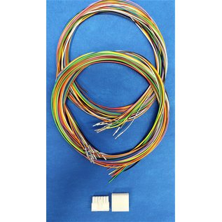 Molex Complete set met Molex MiniFit Jr. Plug & Receptacle 12-Pos. (2-Rij) + 24x 2m. 0,50mm2 kabel en contacten