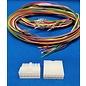 Molex Complete set met Molex Mini-Fit Jr. Plug & Receptacle 12-Pos. (2-Rij) + 24x 2m. 0,50mm2 kabel en contacten