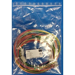 Molex Complete set met Molex MiniFit Jr. Plug & Receptacle 14-Pos. (2-Rij) + 28x 2m. 0,50mm2 kabel en contacten