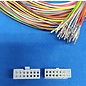 Molex Complete set met Molex MiniFit Jr. Plug & Receptacle 14-Pos. (2-Rij) + 28x 2m. 0,50mm2 kabel en contacten