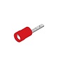 Cable-Engineer Platte Pensteker of blade terminal -10 mm Rood voor draden van 0,5 - 1,5 mm2 - 100 stuks
