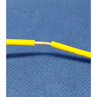 HUBER+SUHNER RADOX® 125 kabel - 1x 1,5mm2 - Kleur Geel - 10 meter