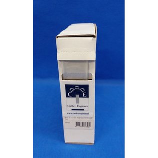Cable-Engineer Box met 2 meter dubbelwandige krimpkous met lijm. Ø 19,1 mm met krimpratio : 3:1 - Transparant