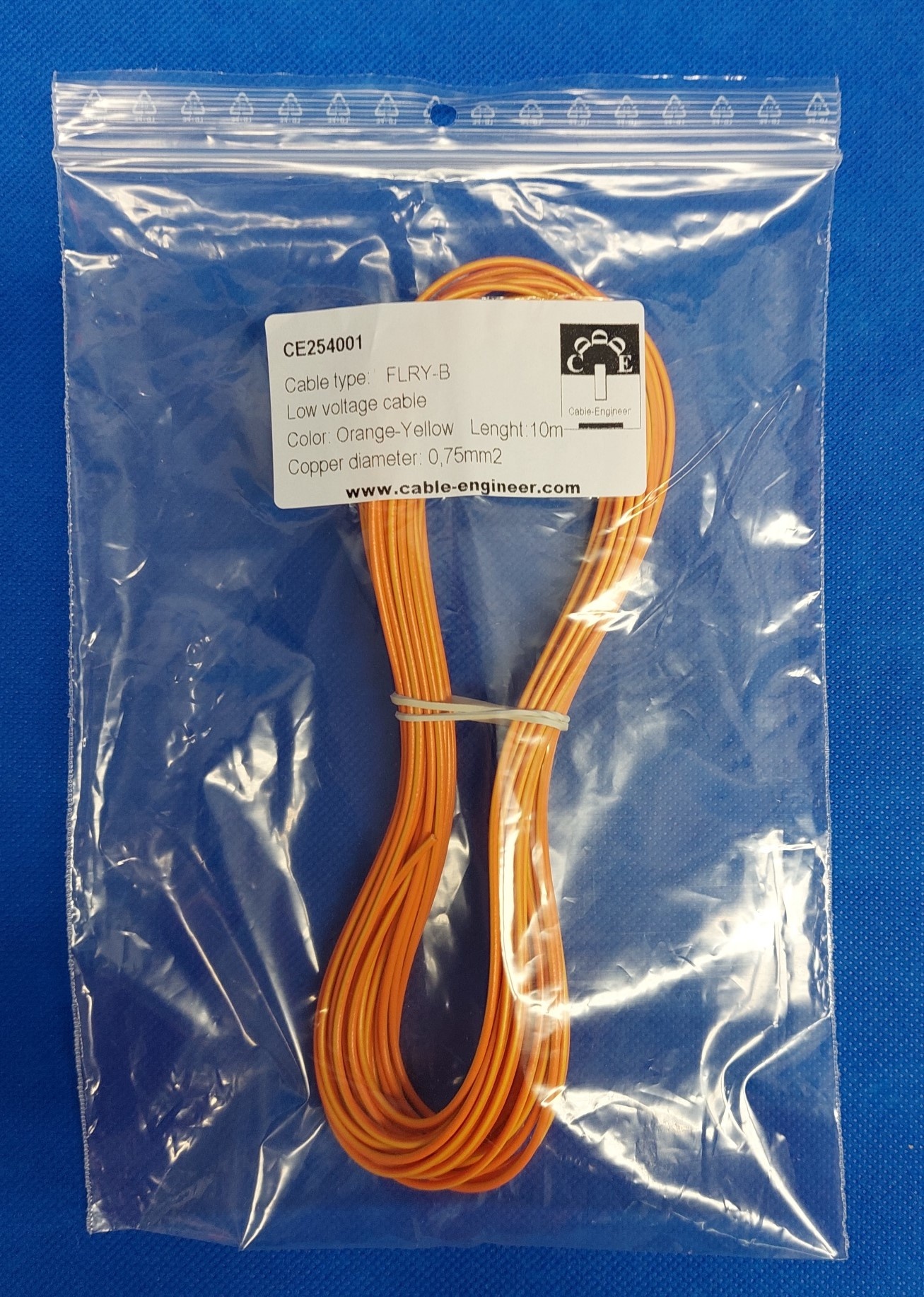 Cavo Elettrico Auto FLRY-B 2,5 Mm² - 10 Metri, Colore Blu - Resistente A Olio E Carburante, Made In Germany