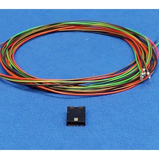 Molex Pre-crimped Molex Micro Fit 3.0 set: 4-Pos. Plug Housing met 4x 2m. 0,35mm2 kabel met contacten gekrompen