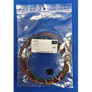 Molex Pre-crimped Molex Micro Fit 3.0 set: 4-Pos. Plug Housing met 4x 2m. 0,35mm2 kabel met contacten gekrompen